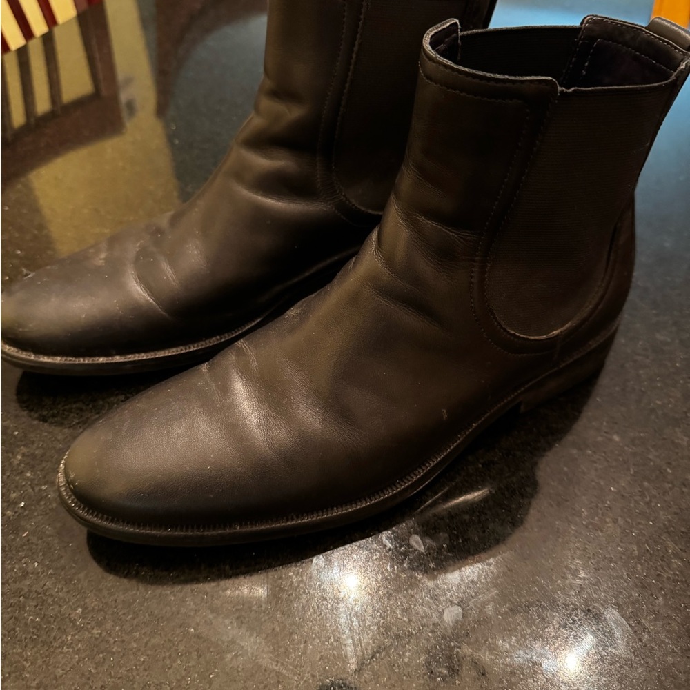 Cole Haan Men's Sleek Black Chelsea Boots